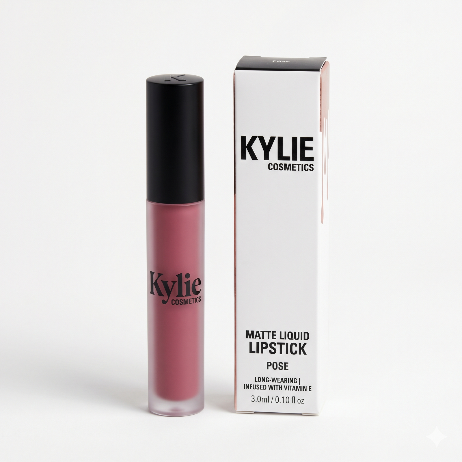 Kylie Cosmetics Matte Liquid Lipstick - Pose, Long-Wearing, 3.0 ml - Image 4